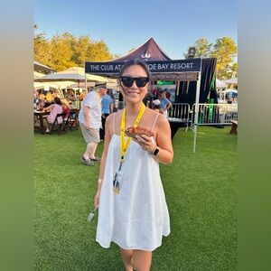 Free People White Mini Dress